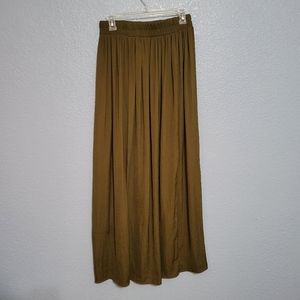 Forever 21 Green Maxi Skirt